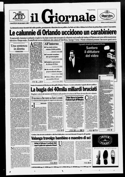 Il giornale del lunedi